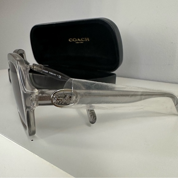 Coach Gray Sunglasses Designer Accessories - Picture 3 of 4
